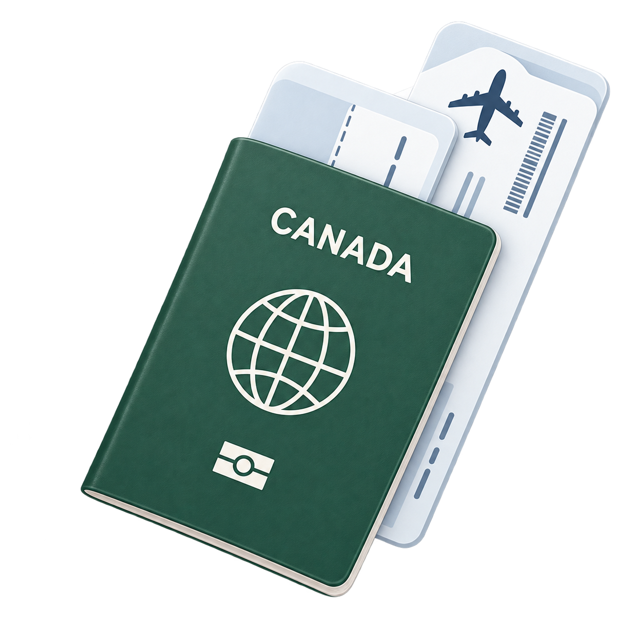 Canadian passport and travel documents